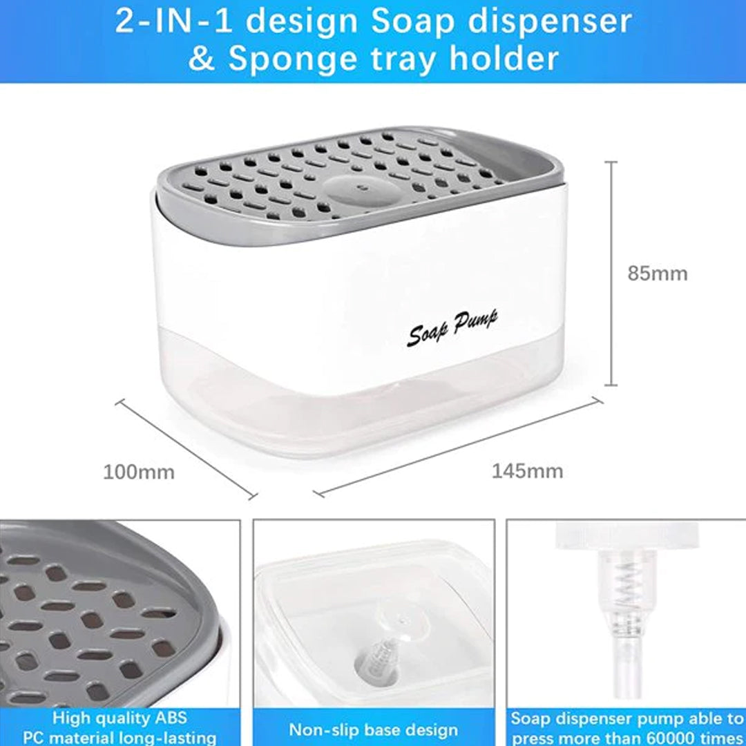 Soap Dispenser Pump With Sponge