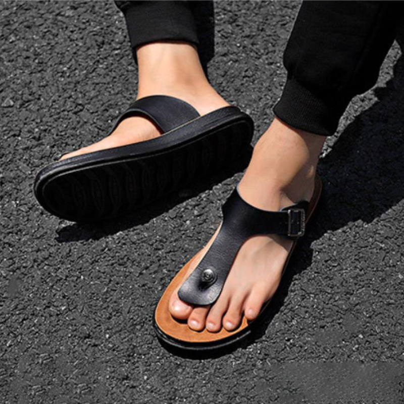 Abeerbajpai  shoes Summer Men Flip Flops Soft Comfortable Plus Size Male Shoes Trend Casual Sandals Men's Beach Shoes Open Toe Slippers Wholesale