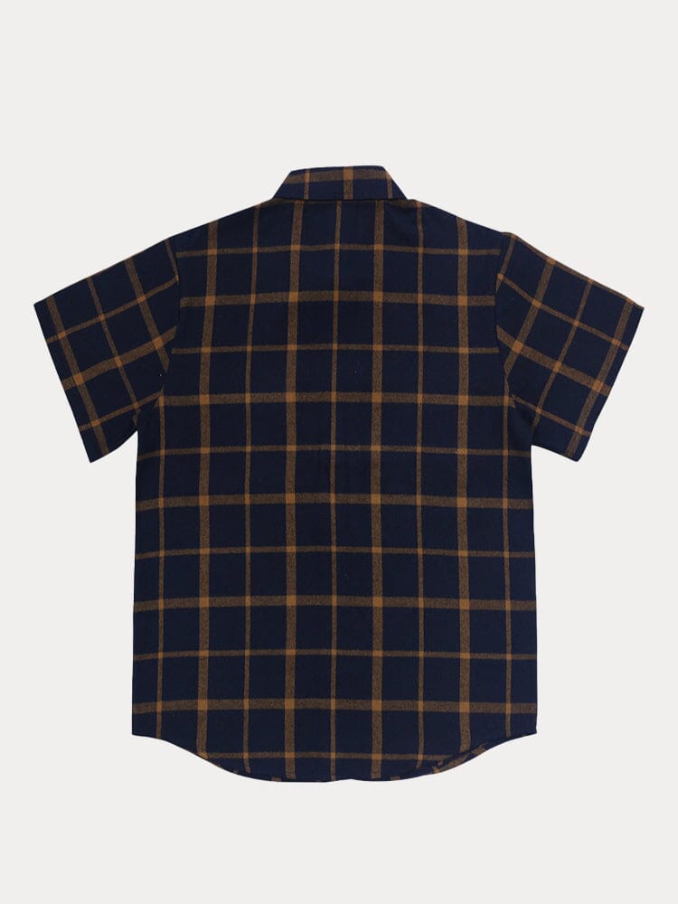 Casual Pocket Front Plaid Shirt