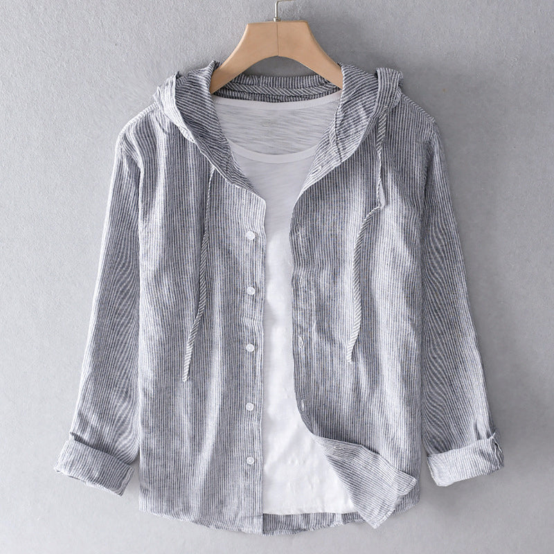 Coastal Whisper by Avery Hooded Shirt