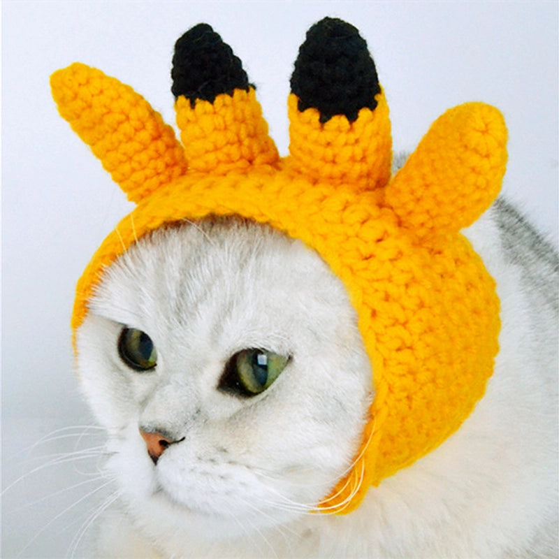 Cute Acrylic Frog Patchwork Pet Hat