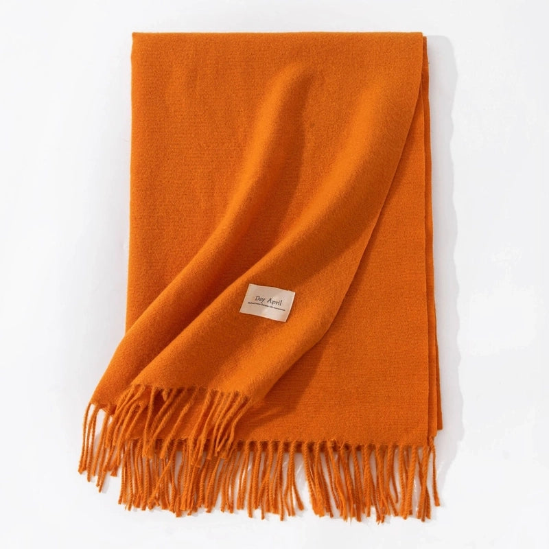 Scarf Winter Warm Windproof Shawl Women's High-end  Women's Cashmere Scarf