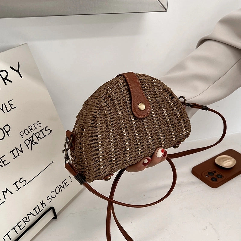 Small Straw Straw Bag