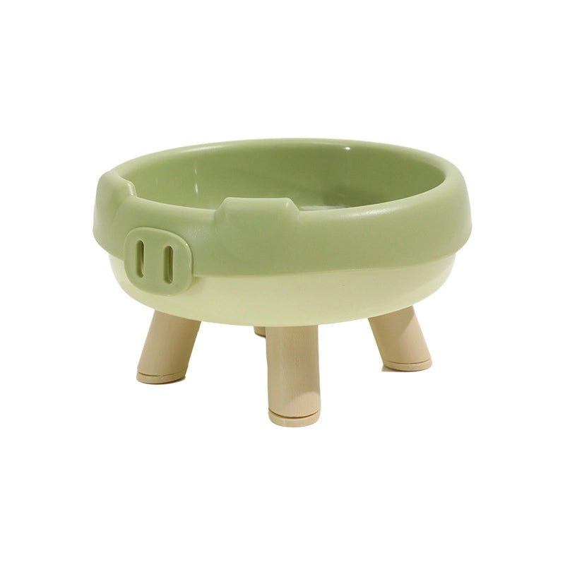 Pet Cat Bowl Pipetao Original Boxed Donut Four-leg Bowl Cat Food Bowl Cat Supplies Eating And Drinking Water Single Bowl