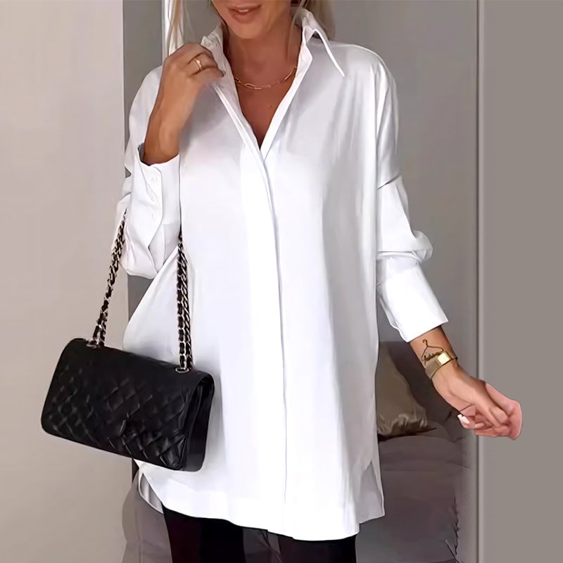 🎁2025 New Products Hot Sale✨Women's Comfortable Long Shirt