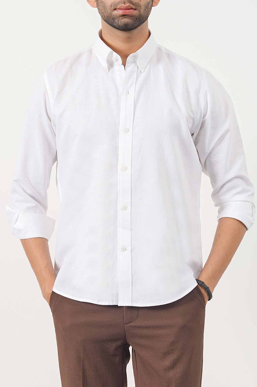 LINEN BUTTON DOWN SHIRT