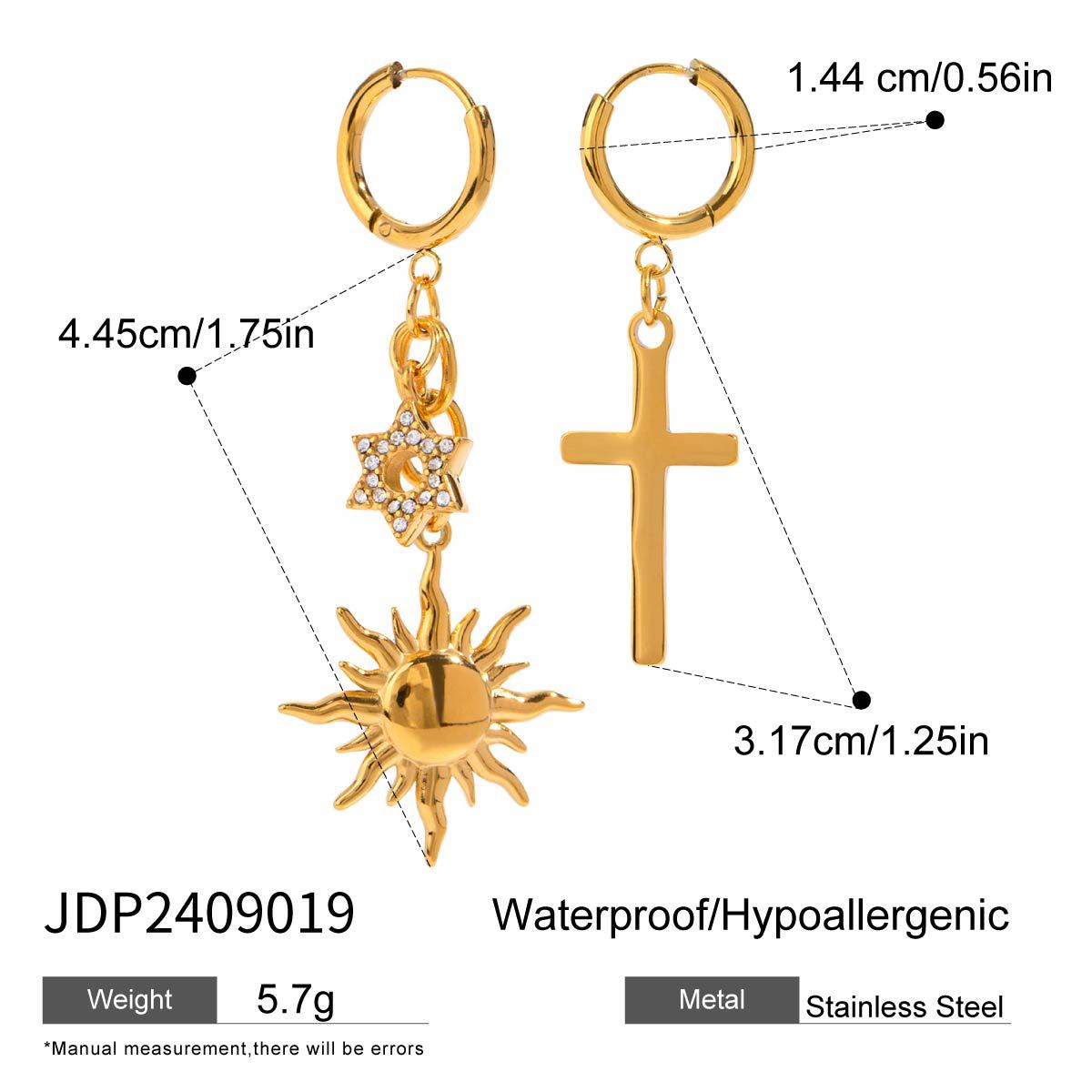 Jiding Titanium Steel Earrings Earrings Stainless Steel Earrings Pendant Earrings