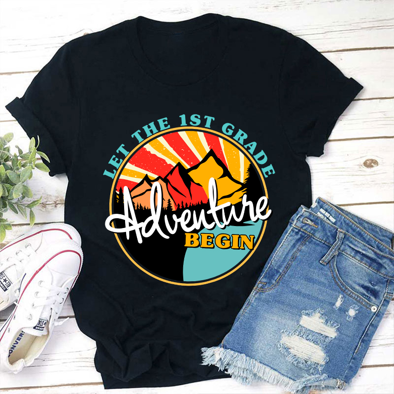 Personalized Let The Adventure Begin Teacher T-Shirt