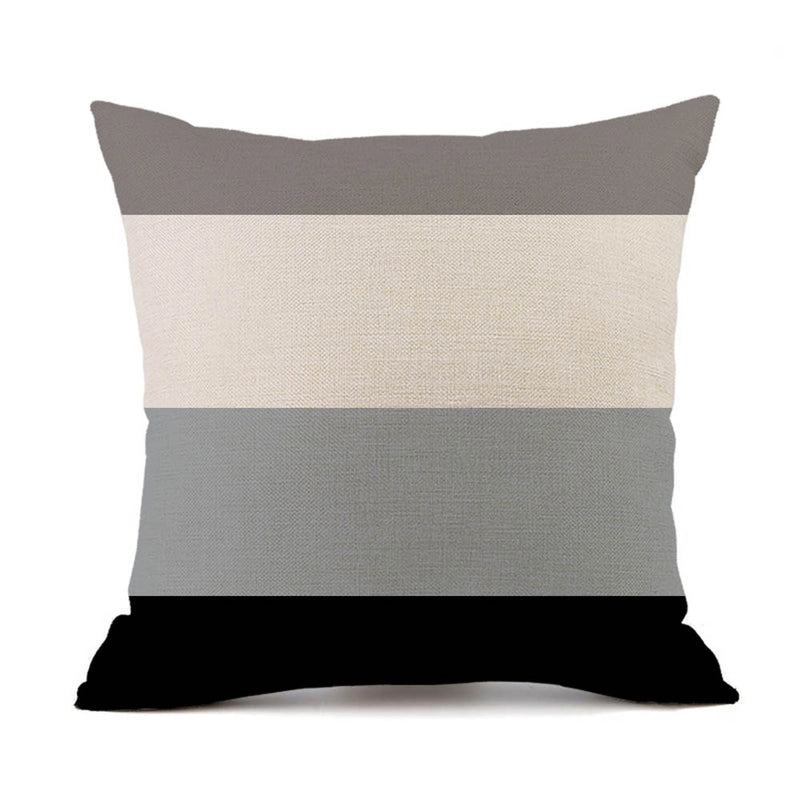 Pastoral Geometric Blended Pillow Cases