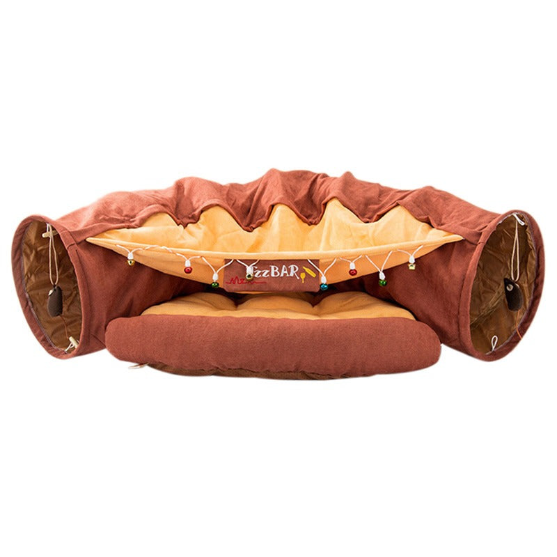 Collapsible Cat Tunnel Bed