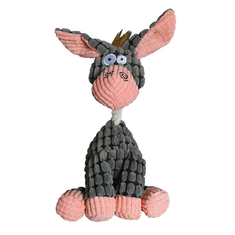 Corduroy Squeaky Chew Toy for Dogs