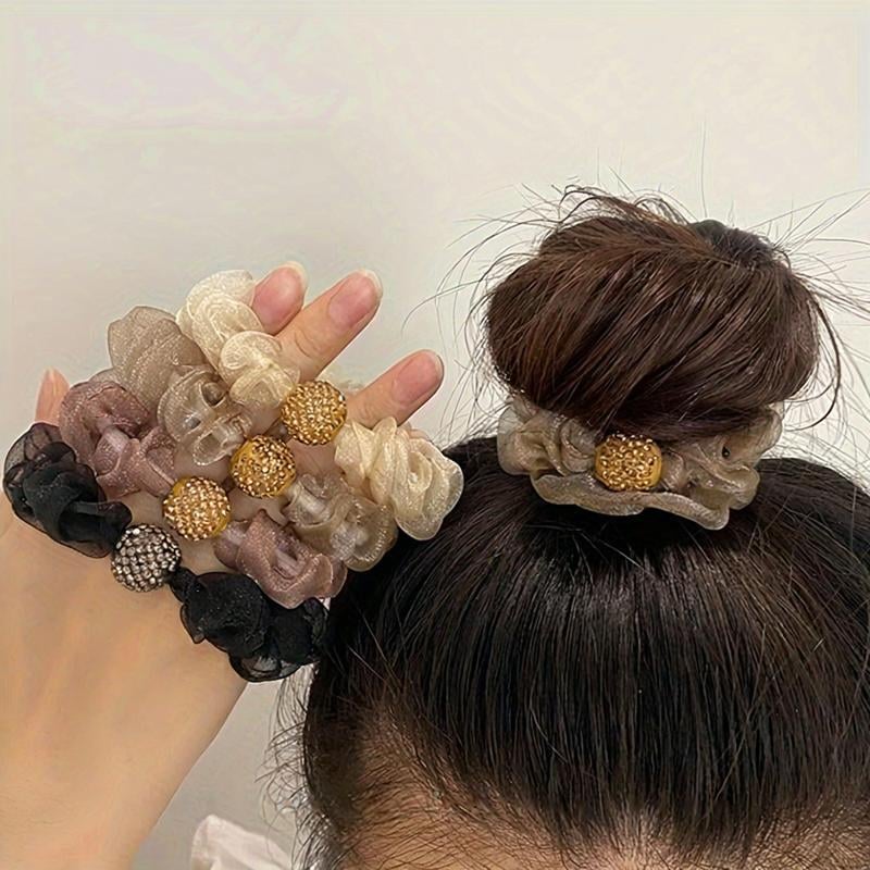 Elegant Rhinestone Mesh Hair Ties BUY 2 GET 1 FREE