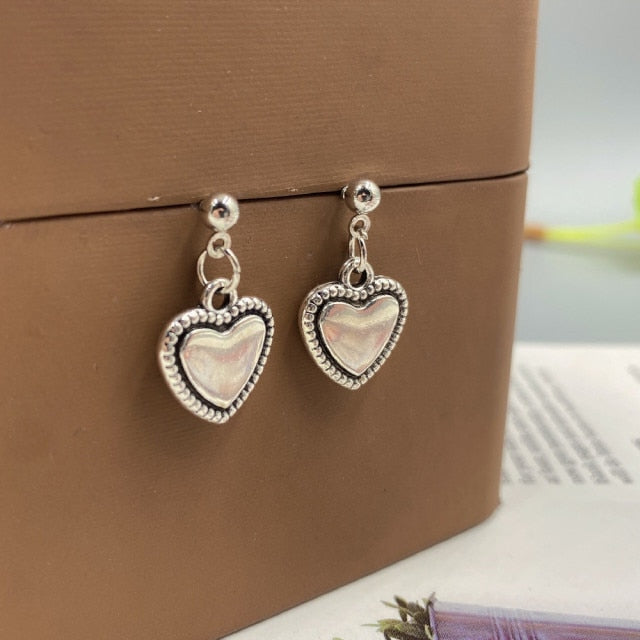 Heart & Teddy Bear Earrings