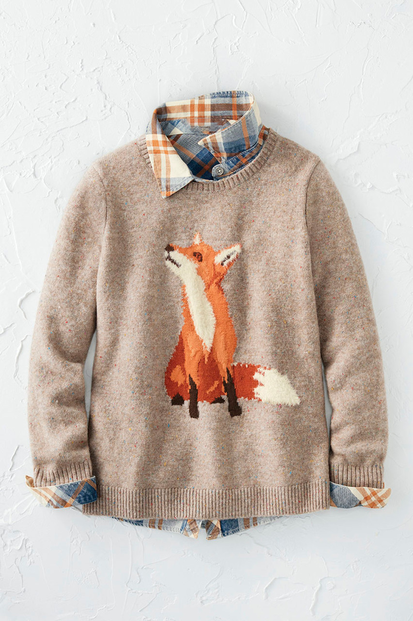 Falling for Foxes Sweater