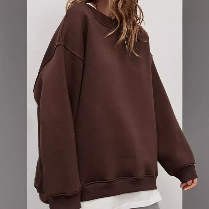 🔥 Hot sale 2024 🔥 Effen oversized sweatshirt met ronde hals