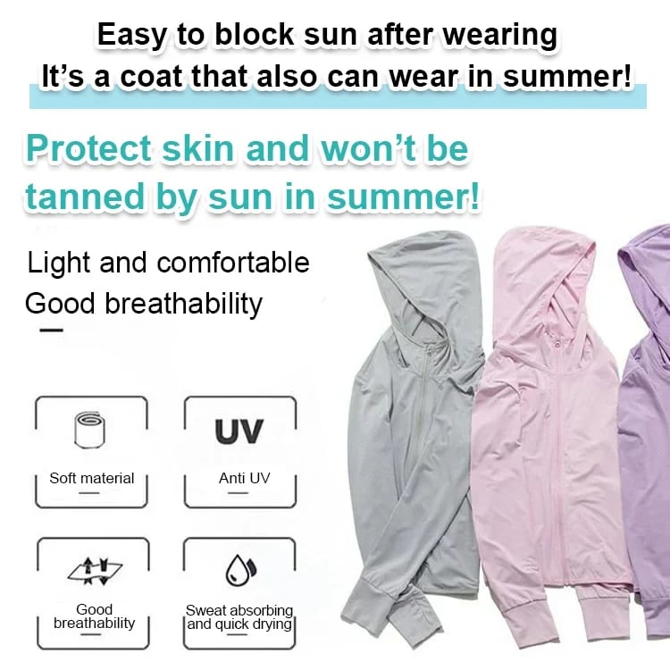 [Protección solar 50 veces mayor] Ropa ligera de protección solar para hombres y mujeres