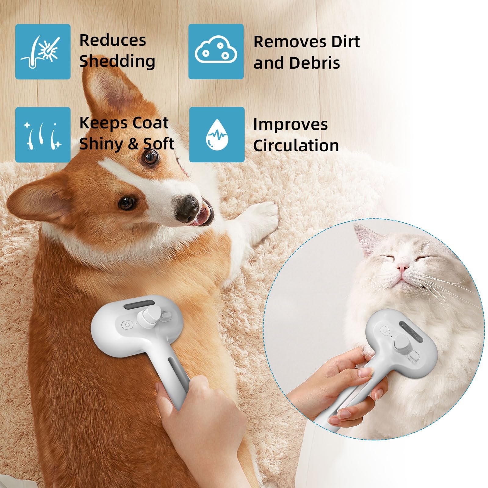 Pet Spray Hair Removal Combe