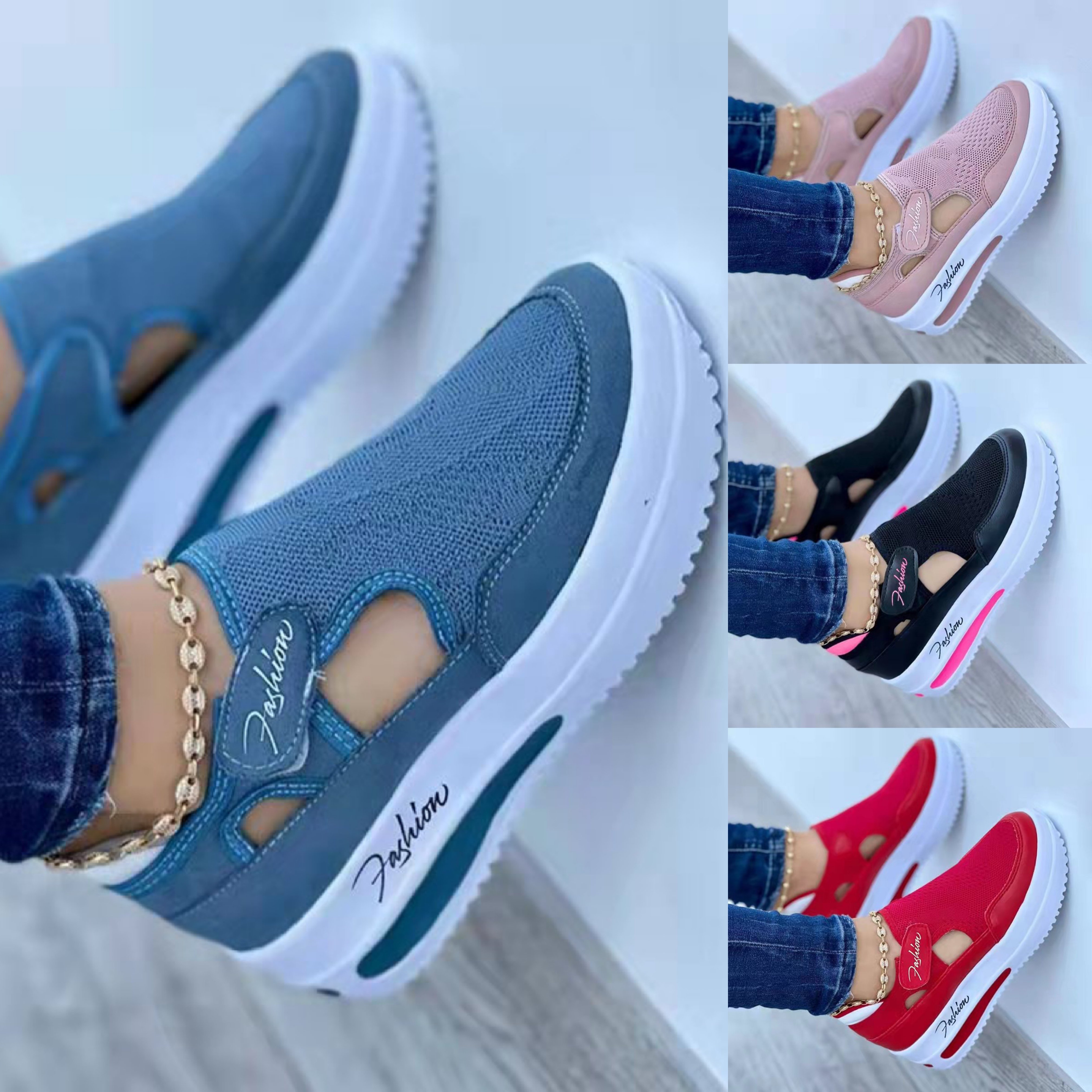 2022 Canvas Shoes Women Fashion Trainers (Hot Sale)