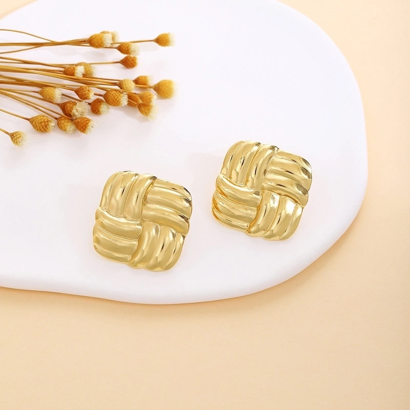 1 Pair Elegant Minimalist Geometric 304 Stainless Steel Stainless Steel Earrings