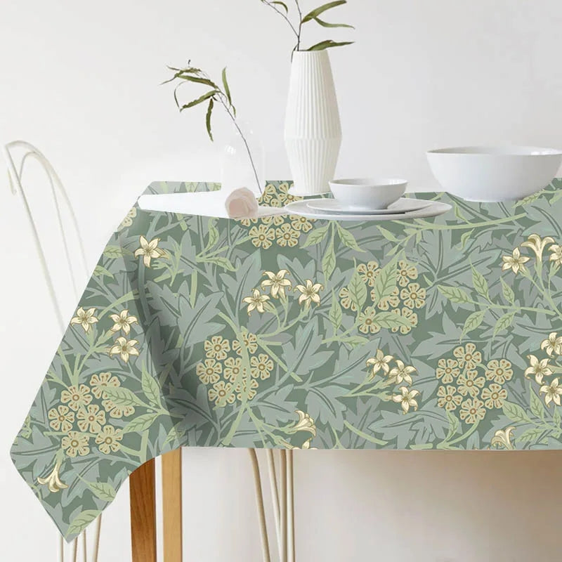 FLORAL WATERPROOF TABLE CLOTH