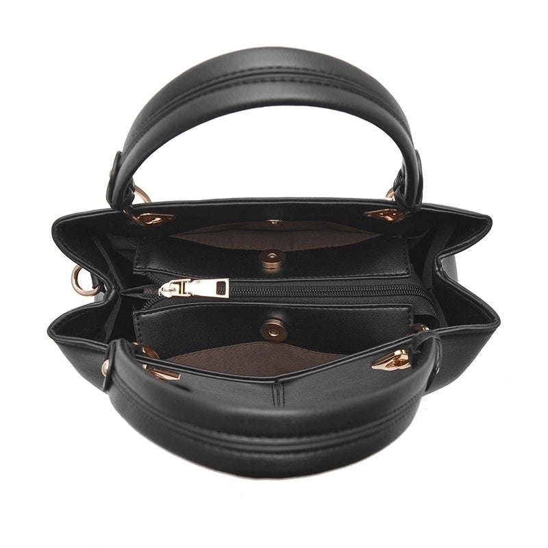 Women's Large All Seasons Pu Leather Classic Style Tote Bag