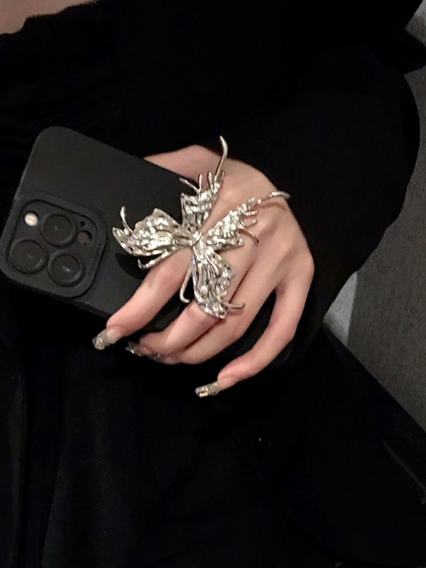 Original Statement Butterfly Shape Ring