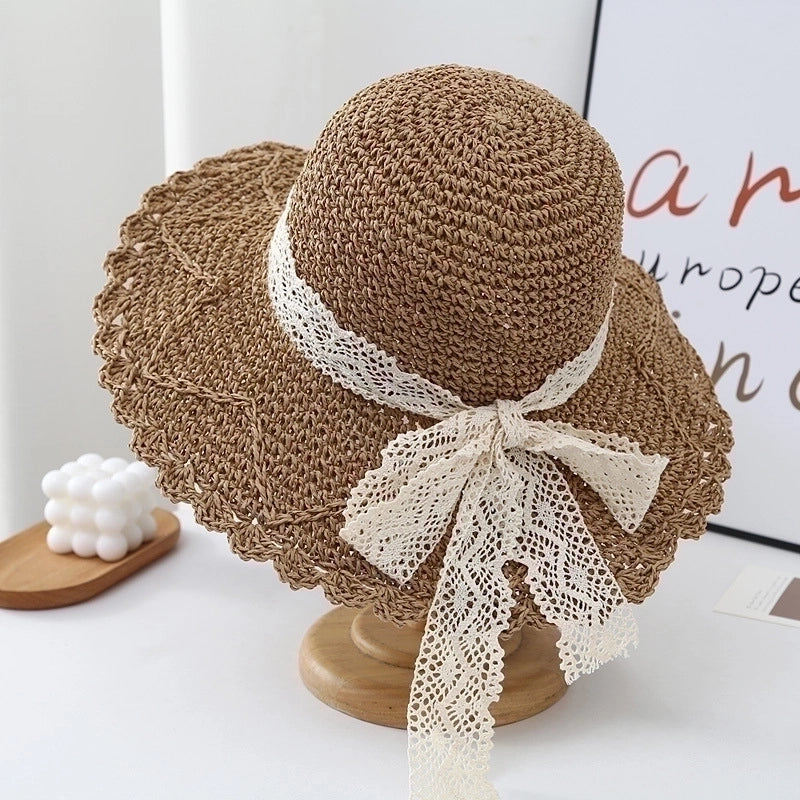 Women's Basic Solid Color Big Eaves Bucket Hat