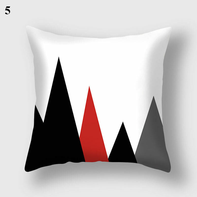 18 Cushion Cover Pillow Case Home Sofa Decor Pillowslip Waist Pillow Cover Soft