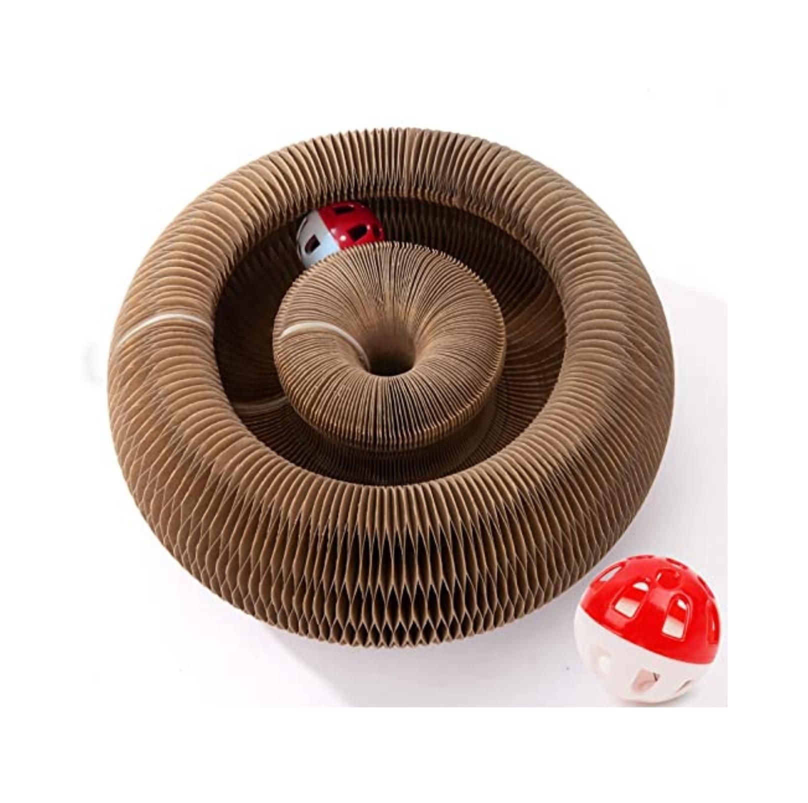 Magic Organ Cat Scratcher | Transformable Toy with Ball