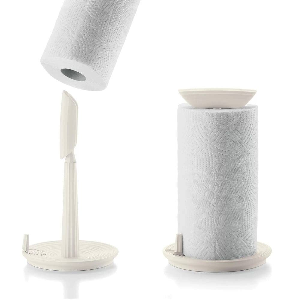 Stop & Tear Kitchen Roll Holder - Milk White