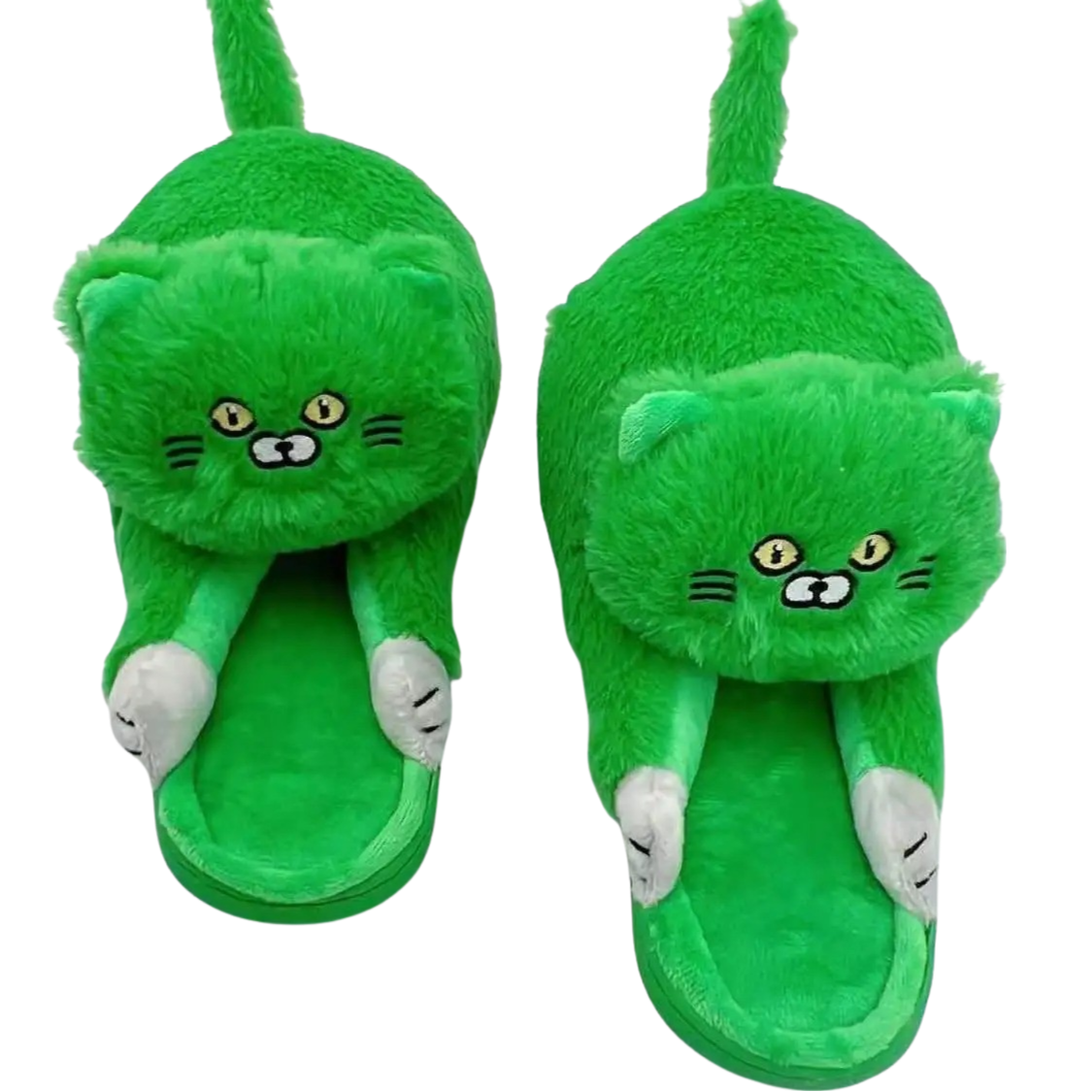 Hugging Cat Slippers - Women's