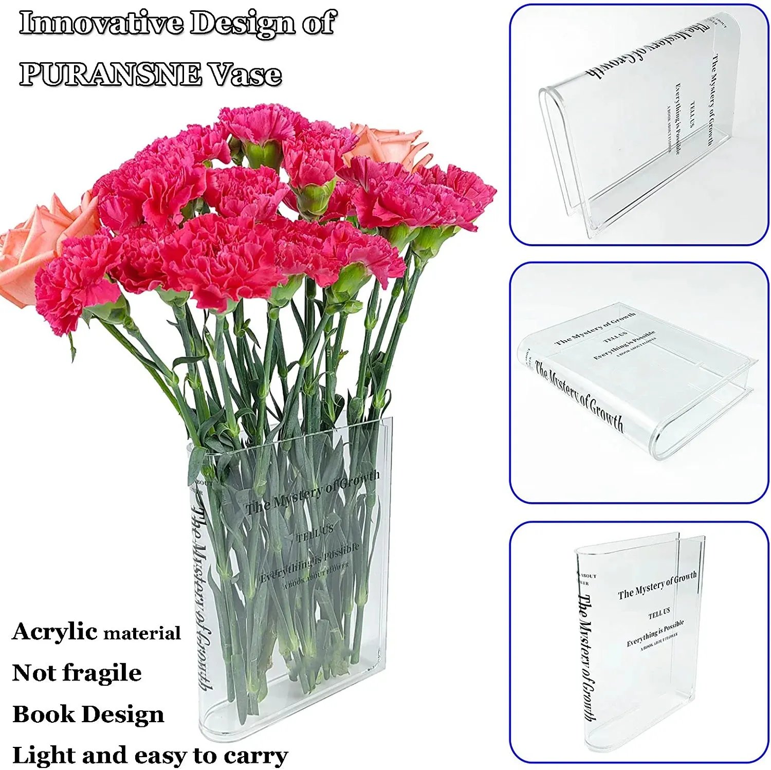 (🌸Last Day - 49% OFF) Books About Flowers - Book Vase (Flowers not included)