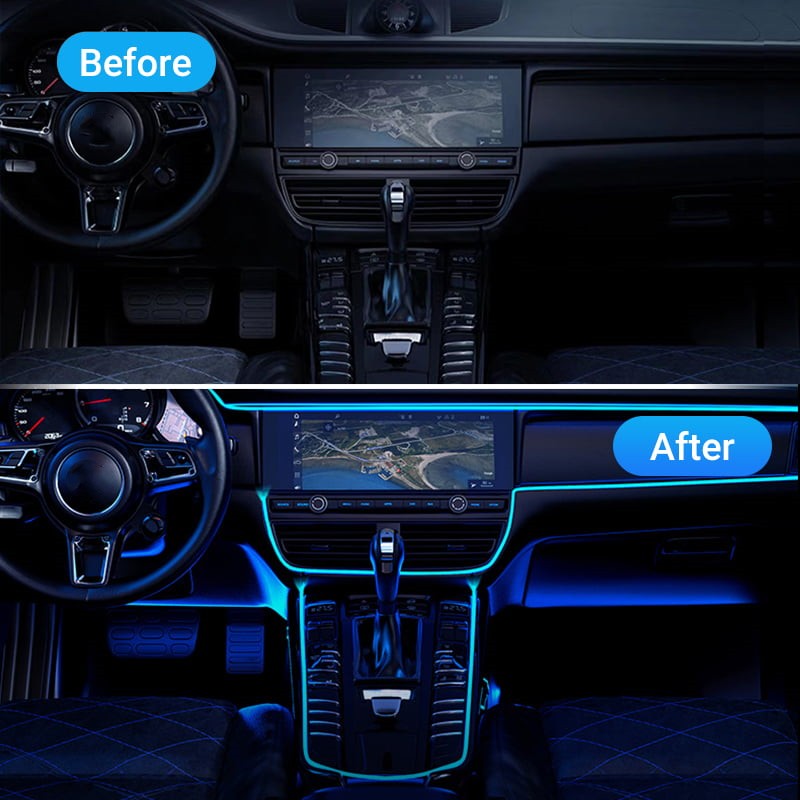 USB LED Cold Light Central Control Car Modified Atmosphere Light Strip