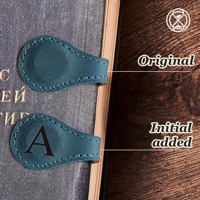 🔥Christmas Special Promotion 49% OFF -🎅 TimelessMark–Personalized Magnetic Leather Bookmark💥Buy 2 Get Free Shipping💥