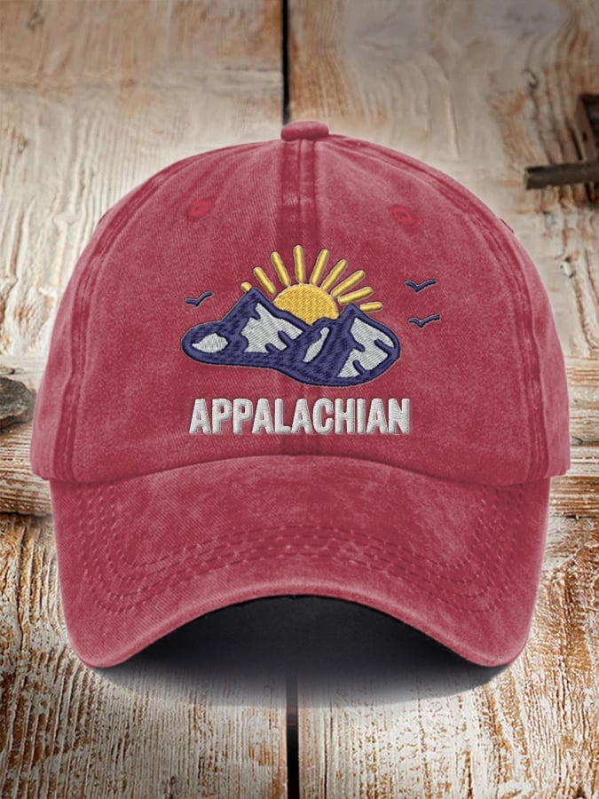 Unisex Distressed Washed Cotton Appalachia Strong Hot Spot Hat