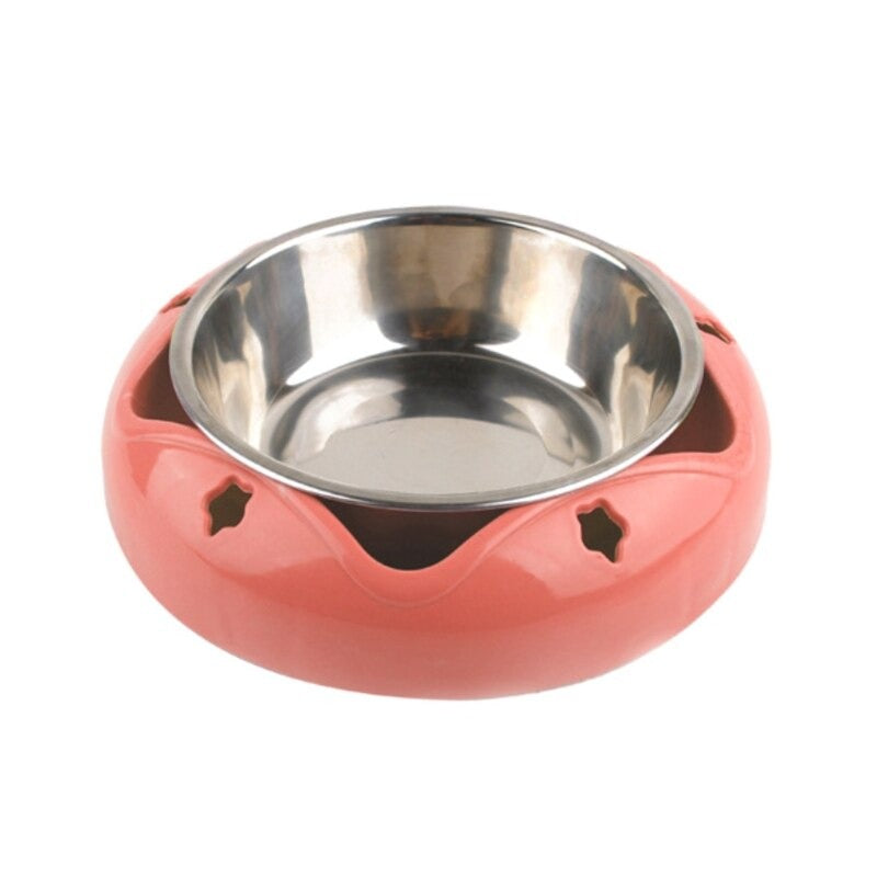 Durable Steel Cat Bowl