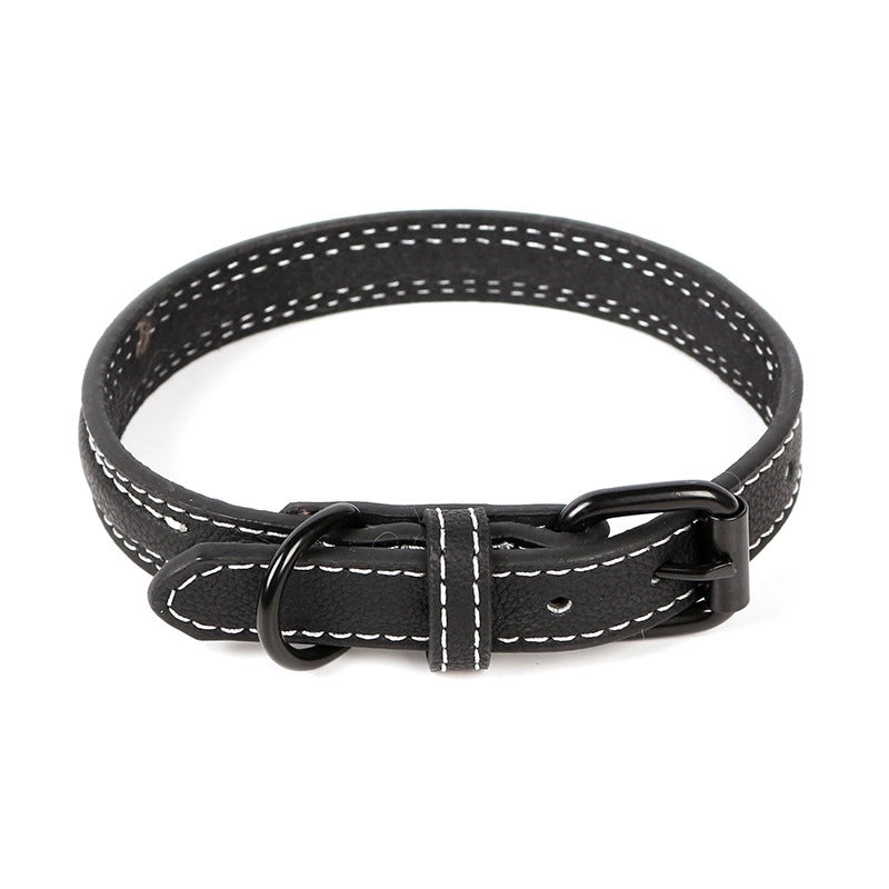Pet Pu Leather Adjustable Collar Dog Cats Multi-size Collar Collars