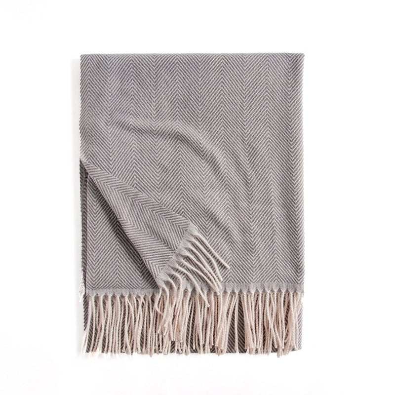 Women's Elegant Streetwear Stripe Imitation Cashmere Scarf