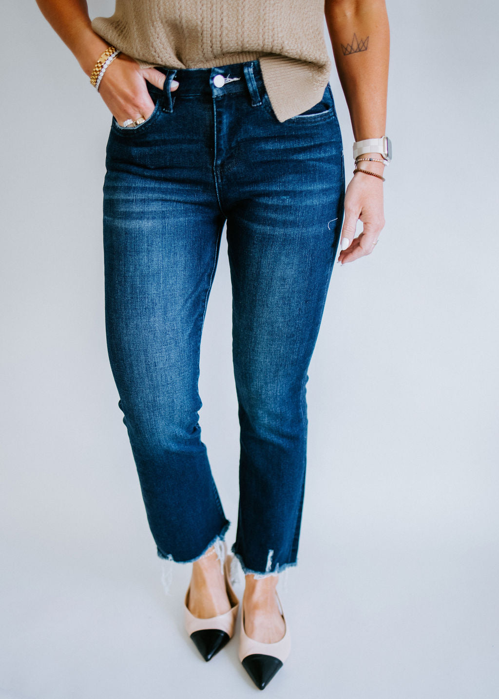 Azure Flying Monkey Kick Flare Jean