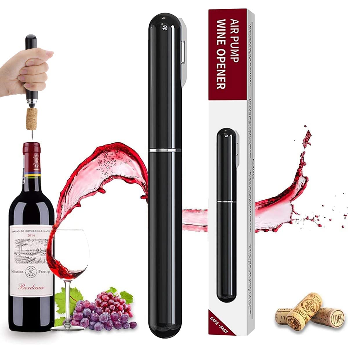 🍾Air pressure wine corkscrew🍾Give a free gift🎁