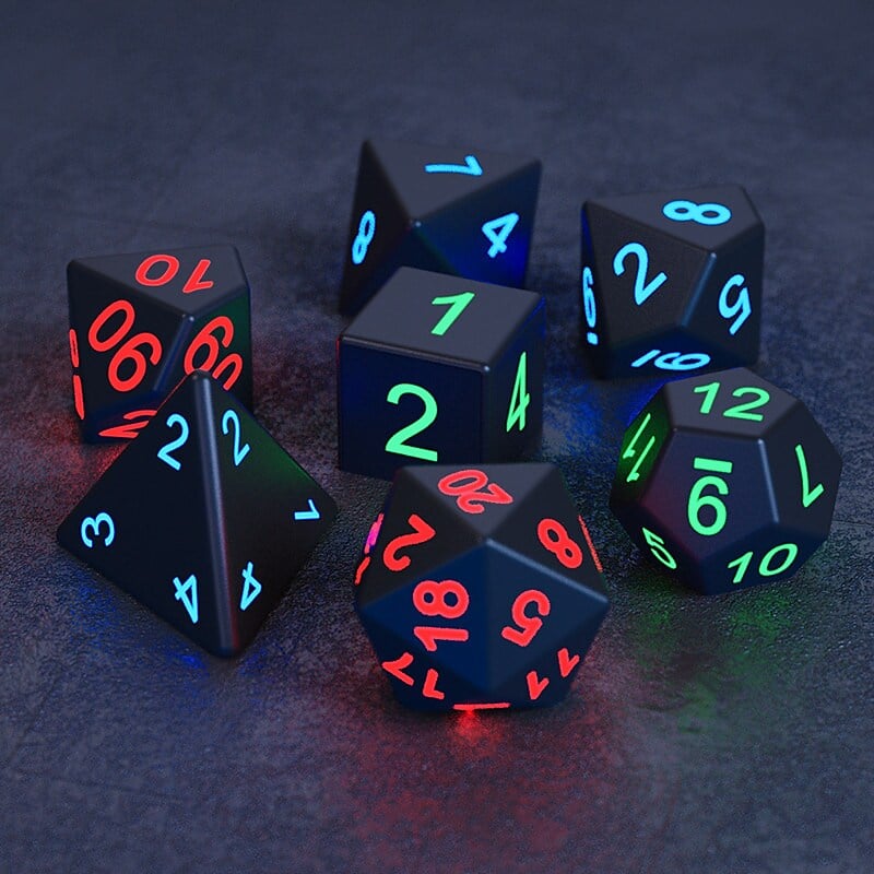 DND Dice Rechargeable with Charging Box7 PCS