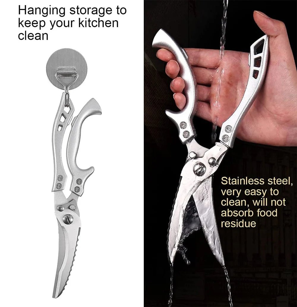 🔥🔥Heavy Duty Stainless Steel Bone-Cut Scissors