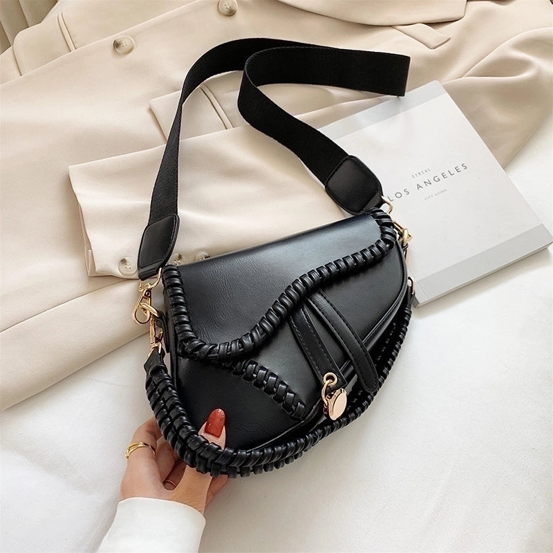 Small Pu Leather Saddle Bag