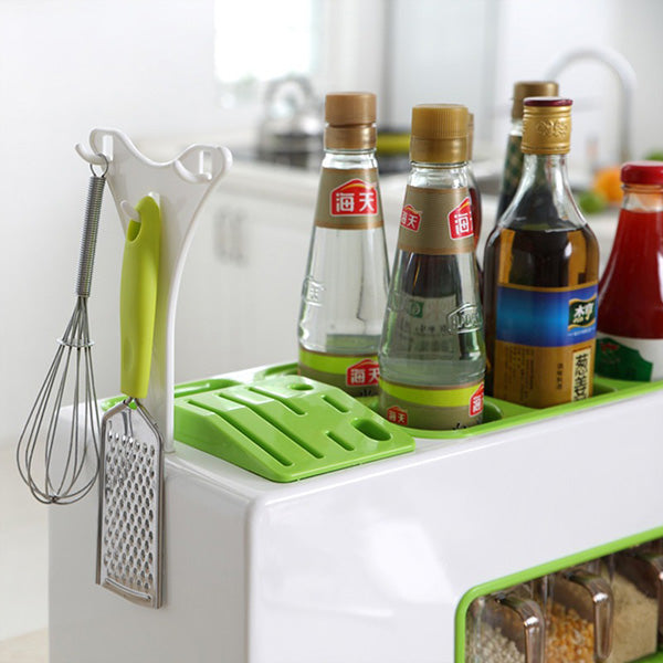 Condiment Storage Rack. Kitchen Utensils Combination Condiment Storage Box Rack