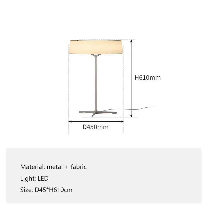 Sleek Nordic LED Floor Lamp