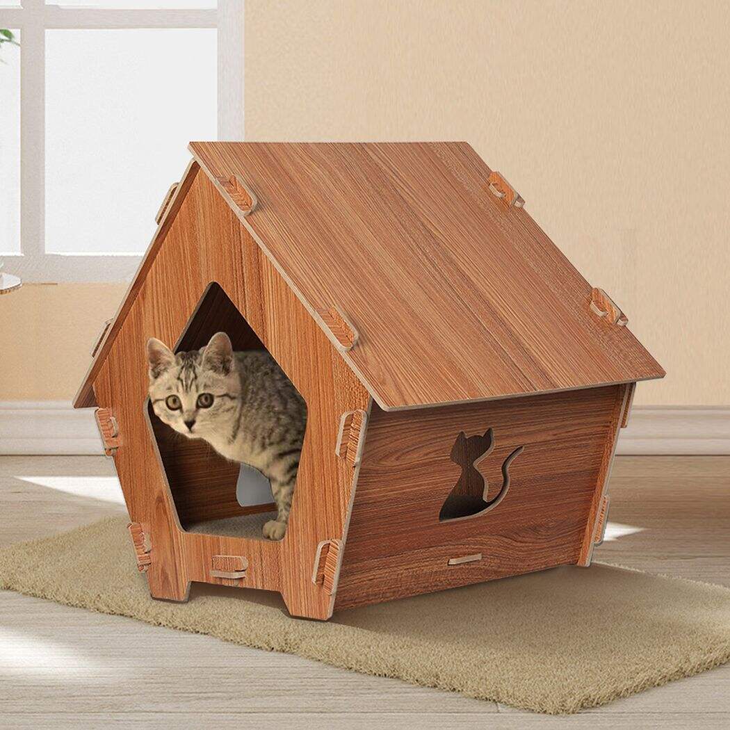 Corrugated Cat Scratching Bed Condo