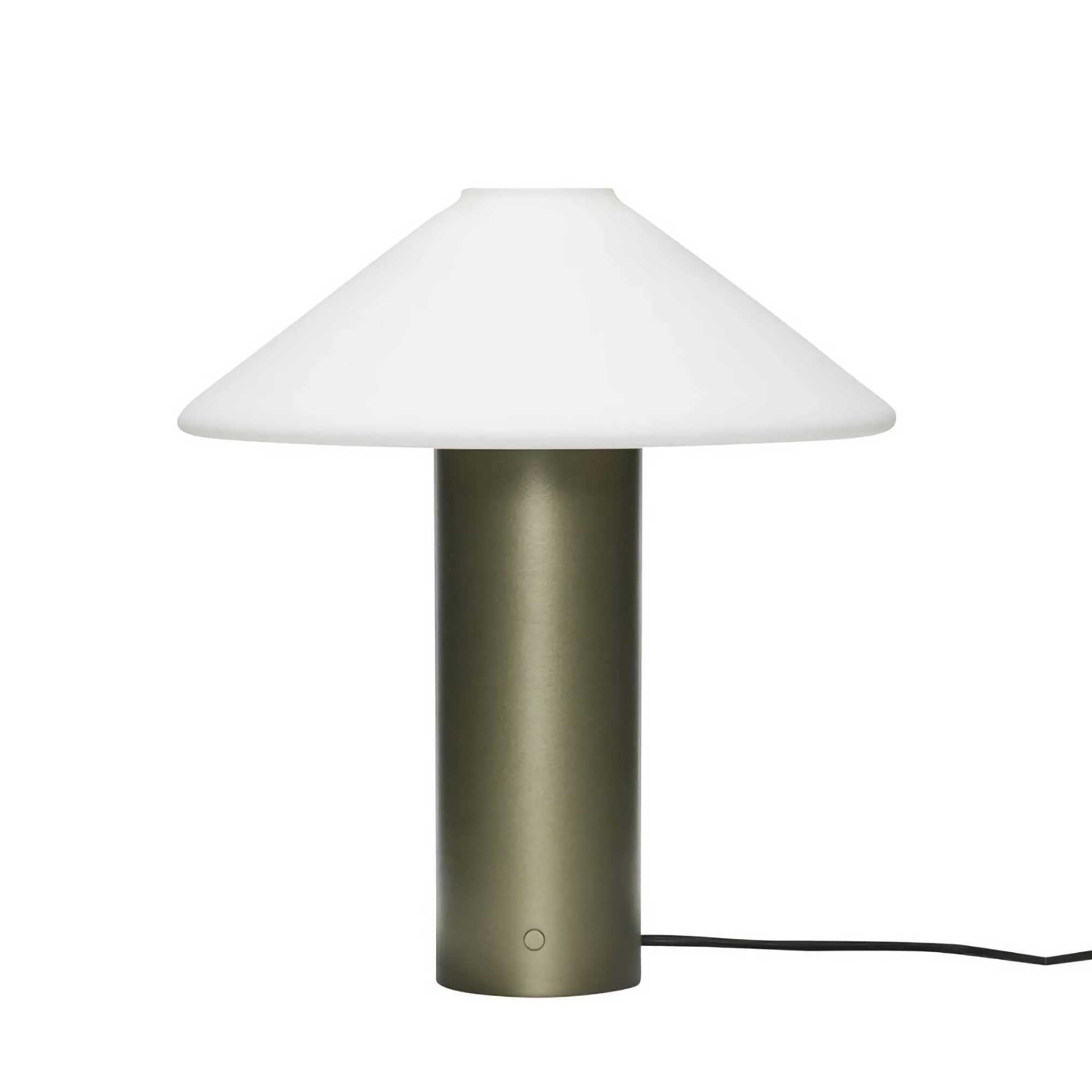 Orbit table lamp. Dark green