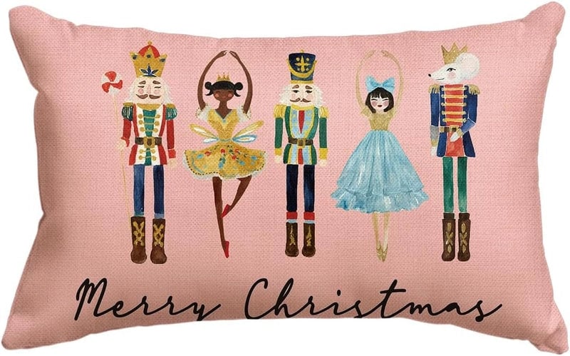 Christmas Vacation Letter Linen Pillow Cases Couch & Sofa Decor