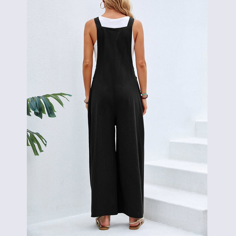 Vrouwen Super Leuke Spaghetti Band Mouwloze Vakantie Romper Jumpsuit