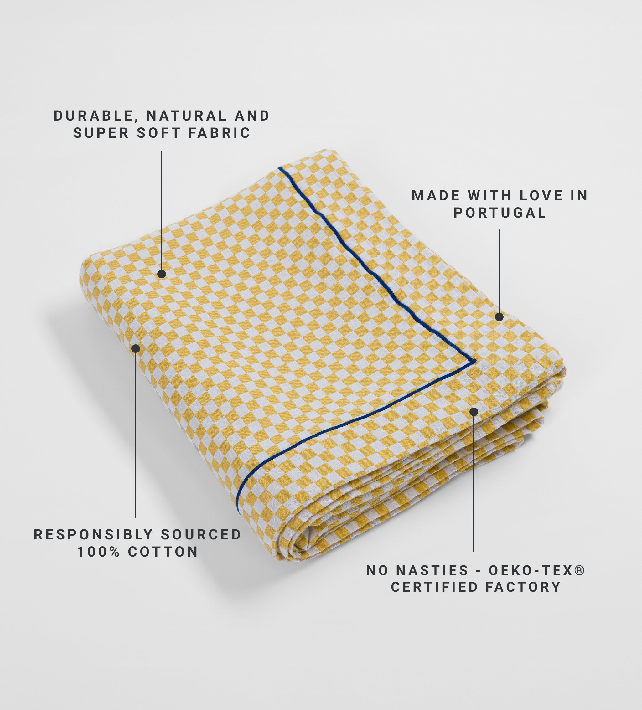 100% Cotton Rectangle Tablecloth